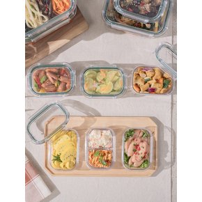 브리앙 풀 트라이탄 투명 밀폐 용기 반찬통 단품 260ml