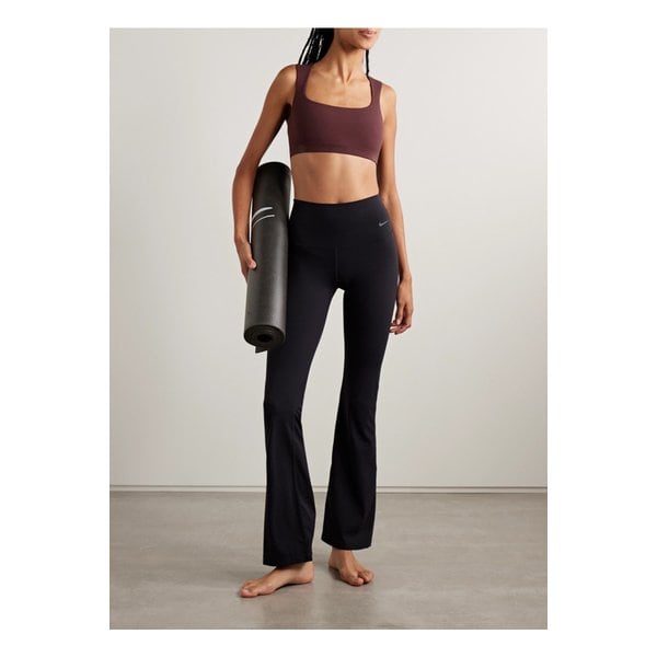 젠비 컷아웃 드라이핏 인피나소프트 스포츠 브라 버건디 46376663162952325