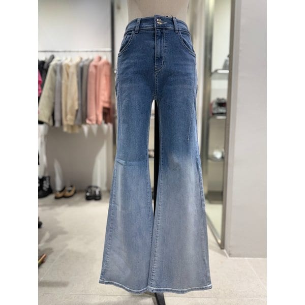 [여주점] 그라데이션 스판 데님 부츠컷 팬츠 ES2ODP56