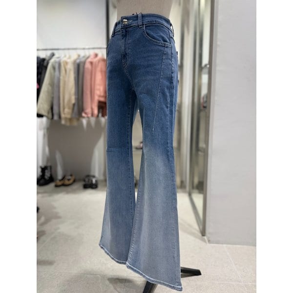 [여주점] 그라데이션 스판 데님 부츠컷 팬츠 ES2ODP56