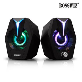 BOSSWIZ RGB 2채널 USB 유선 스피커 BOS-G102U