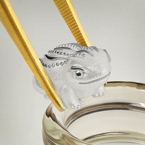 [당일출고]골드앤 실버바 콩알 오브제 행운 두꺼비 3.75g