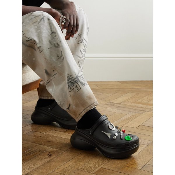 크록스 장식 러버 뮬 1647597358411483