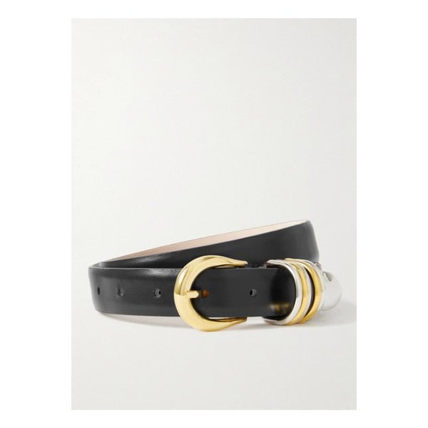 디앙슈 홀리혹 장식 가죽 벨트 블랙 1647597337078336
