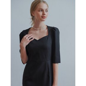 Vase classic dress (black)