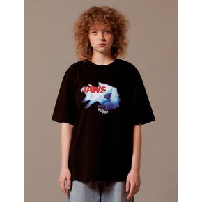 JAWS CRACK T-SHIRTS [BLACK]