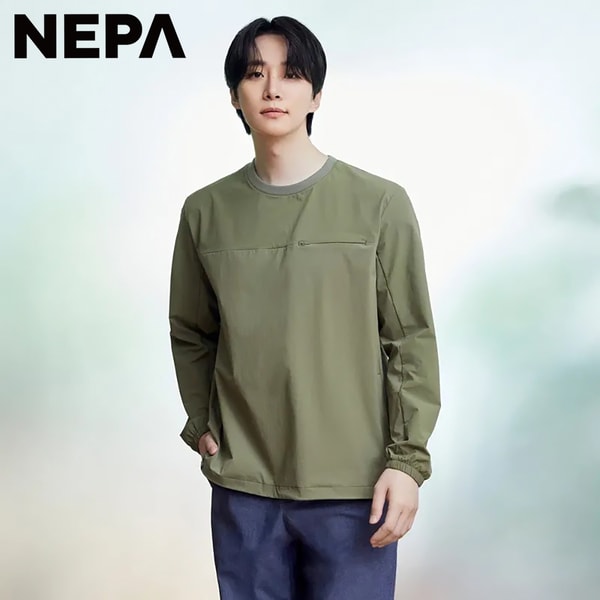 [부산점] 남성 컴포 테크 가슴포켓 맨투맨 7L15360