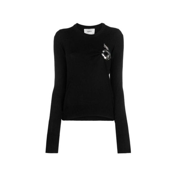 스웨터 COPW241PRST013BK BLACK DOM