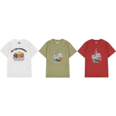 NBA KIDS K232TS017P [NBA키즈] 데저트 그래픽 티셔츠