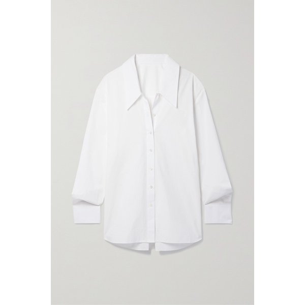 케이트 라고 코튼 포플린 셔츠 화이트 1647597315281973