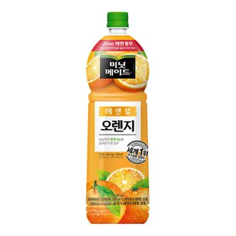  미닛메이드 에센셜 오렌지쥬스 1.5L x 3펫  / 주스 과일쥬스  음료수