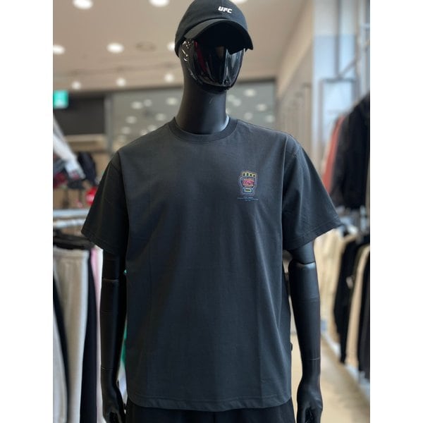[여주점] UFC 티케이오 릴렉스핏 반팔 티셔츠 블랙 U2SSW2326BK