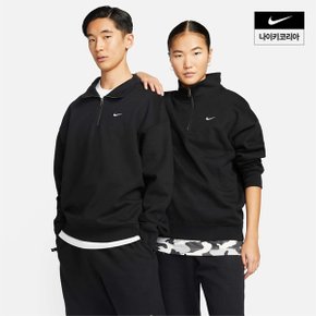 맨즈 나이키 솔로 스우시 쿼터집 탑 NIKE DQ5210-010