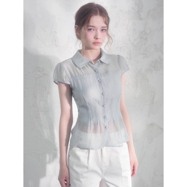 수아 시스루 플레어 블라우스_3Colors