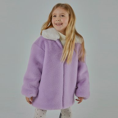 MOLLIOLLI BETTY COLLAR HALF KIDS COAT [2color]