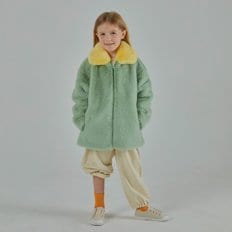 MOLLIOLLI BETTY COLLAR HALF KIDS COAT [2color]