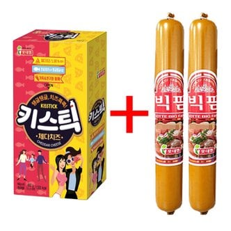  롯데 빅팜 150gx2개+키스틱 550g 간식 소시지 어린이 맥주안주 주전부리 출출할때