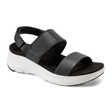 락포트 [여성화]퀴에라 5.5CM 투 스트랩 샌들  BLACK  RW0180