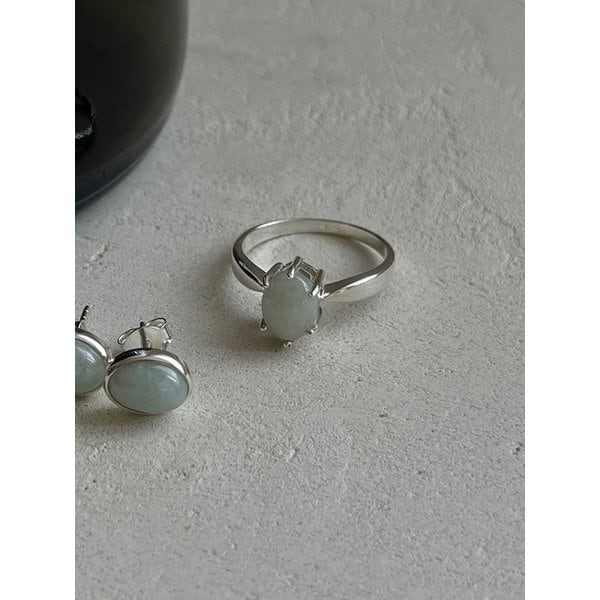 silver925 Milky Jade SR146