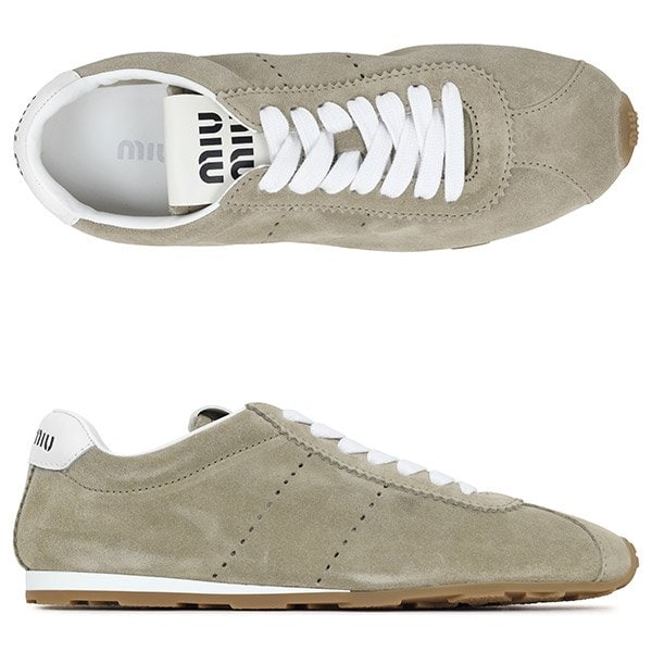 [부산점] 25FW 데저트베이지 플룸 스웨이드 스니커즈 5E114E 054 F0F24