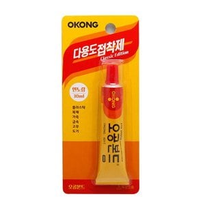 오공 다용도 접착제 연노랑 30ml 본드 보수용품