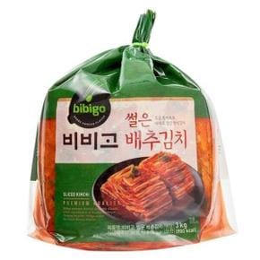 비비고 썰은 배추김치 3kg .