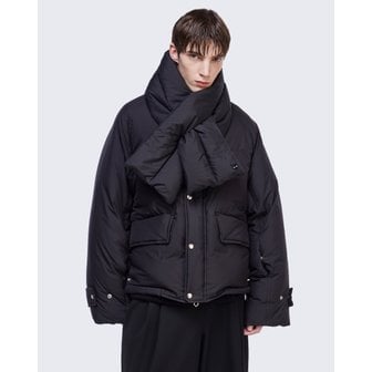 송지오 [파주점] 지제로 팬서 카라넥 다운 점퍼 (머플러 세트) SG6JP800BK