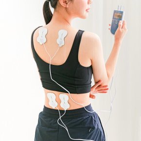 EMS 저주파 마사지기 자극기 가정용 4패드 목 어깨 듀얼 안마기 DR-470