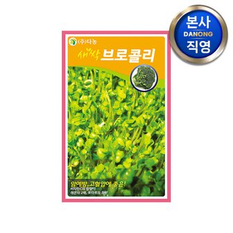  새싹 브로콜리 씨앗 12g . 친환경 무농약 무소독 채소 수경 재배 씨 종자