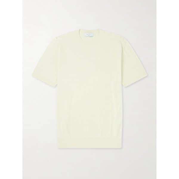 가먼트 다이 리브 니트 코튼 저지 티셔츠 46376663163084315