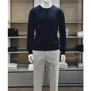 라운드넥 꽈배기 스웨터 ADF1ER1803