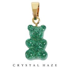 [정품] 크리스탈 헤이즈 Classic Notalgia Bear Pendant - Green Haze (CCT-GreenHaze)
