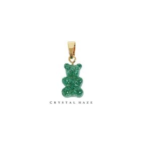 [정품] 크리스탈 헤이즈 Classic Notalgia Bear Pendant - Green Haze (CCT-GreenHaze)