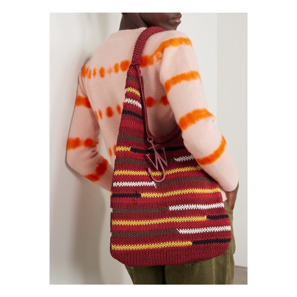 스트라이프 코튼 토트 레드 46376663162878787