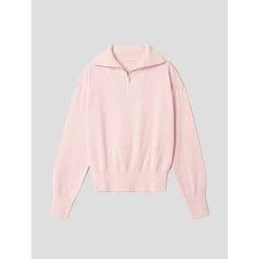 [정상가159,000원] Wing Collar Knit Pullover  Powder pink (WE2951C549)