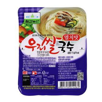  우리쌀국수77.5g 6개입 (멸치맛)