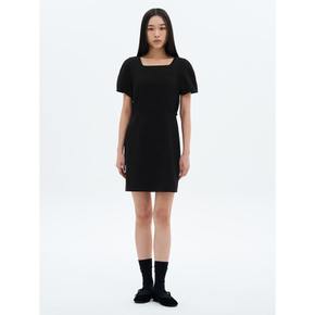 미니 반소매 드레스  블랙 (325271LY35)
