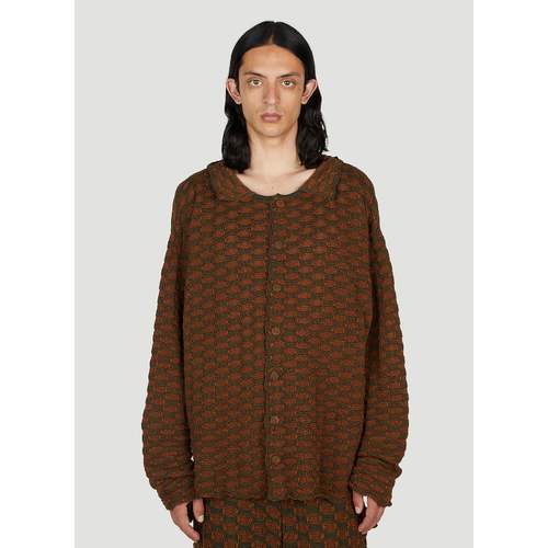Sphere Knit Long Sleeved Cardigan