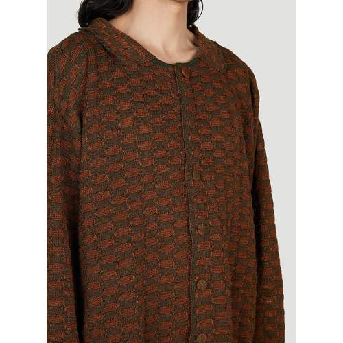 Sphere Knit Long Sleeved Cardigan