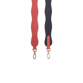 Wave Leather Strap Mineral Red
