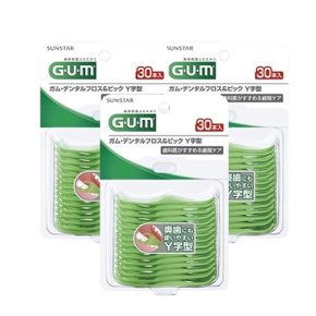 GUM Y자형 스마트 일회용 치실(30p) 898 3개입