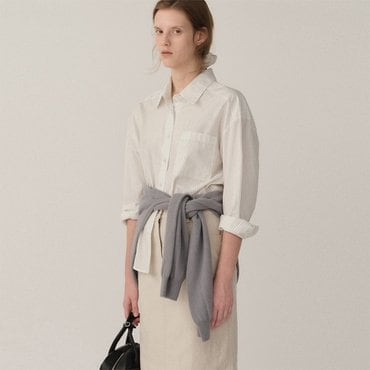 킨더살몬 Cotton Shirt Plain-Stripe (UEYAMA JAPAN)