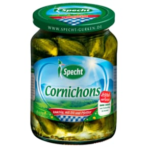 스펙트 Specht 병조림 작은 오이 피클 Cornichons 190g (병)