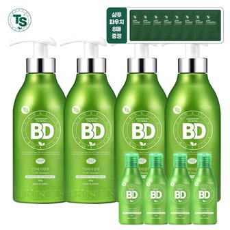TS트릴리온 비디샴푸 500g*4개+TS비디샴푸 100g*4개+TS저스트샴푸 6g*8개