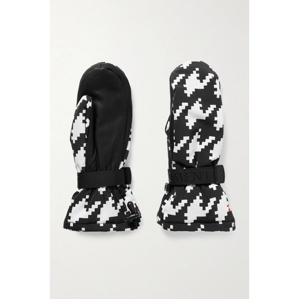 퍼펙트 모먼트 다보스 투톤 프린트 패딩 쉘 가죽 벙어리 장갑 46376663162919977
