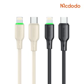 알파 LED C to 8핀 PD고속충전 케이블 CA476