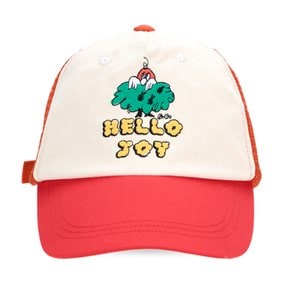 25SS 키즈 헬로 조이 메쉬캡 레드 B125AI022 611