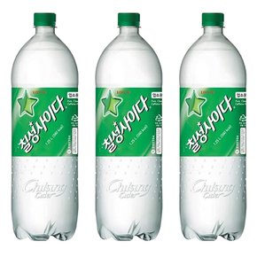 칠성사이다 1.25L(업소용) X 3개 탄산음료