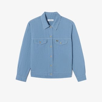 라코스테 [시흥점] 여성 릴렉스핏 아우터형 셔츠 CF193E-55G