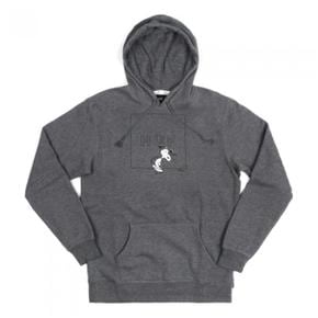 허프 SNOOPY BOX LOGO HOOD-G.HEA